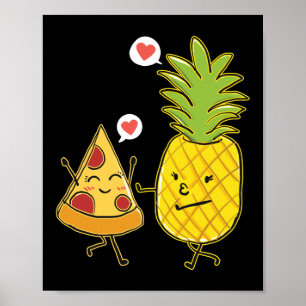 Ananas PiZza Hawaiian Pizza Ananas Pizza Poster