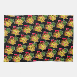 Ananas Pizza Liebe Geschirrtuch
