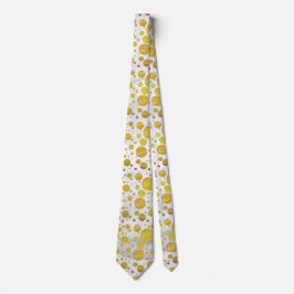 Ananas Polka Dot Pattern Krawatte