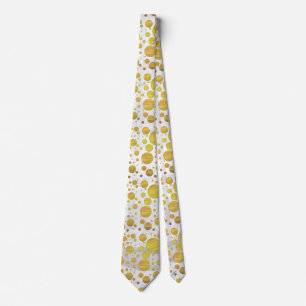 Ananas Polka Dot Pattern Krawatte