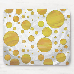 Ananas Polka Dot Pattern Mousepad