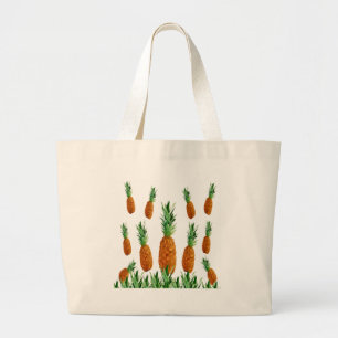 Ananas-Polygonmuster Jumbo Stoffbeutel