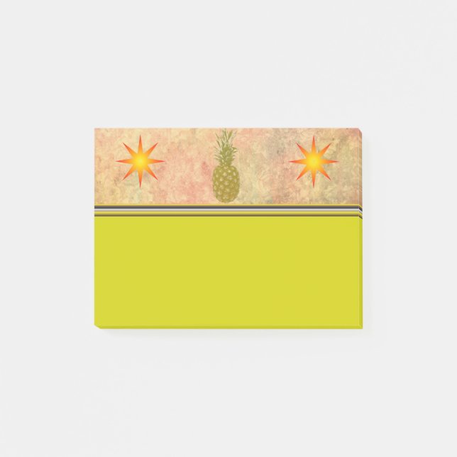 Ananas Post-it Klebezettel (Vorderseite)