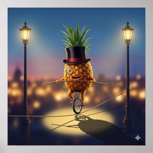 Ananas Poster (Vorne)
