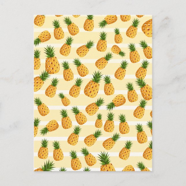 Ananas Postkarte (Vorderseite)
