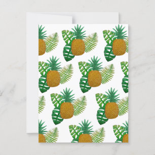 Ananas Postkarte
