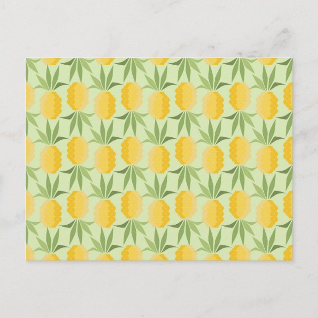 Ananas Postkarte (Vorderseite)