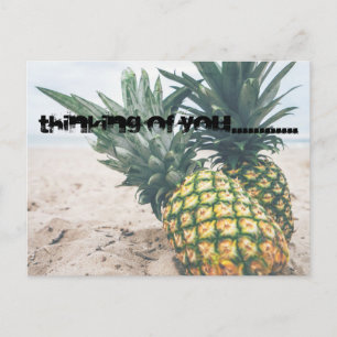 Ananas Postkarte