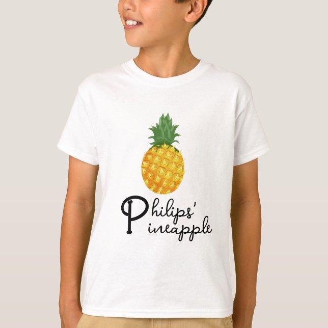 Ananas-Power: Trendy und einzigartiger P-T - Shirt (Vorderseite)