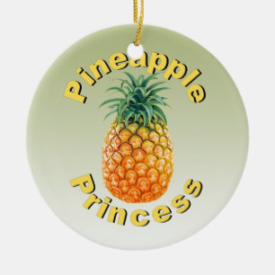 Ananas Princess Keramik Ornament