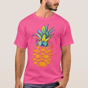 Ananas Pumpkins Halloween Erntedank Familie H T-Shirt