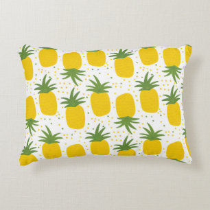 Ananas-Punkte: Sommerfruchtdesign Dekokissen