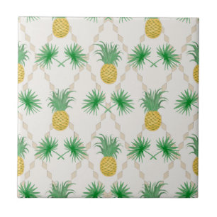 Ananas, Retro Fliese
