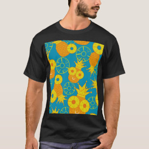 Ananas Rings: Doodle Cartoon Vintag. T-Shirt