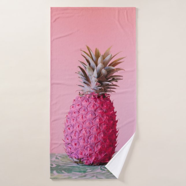 ANANAS ROSE (Serviette de bain)