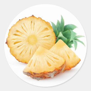 Ananas Runder Aufkleber