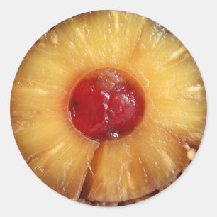 Ananas Runder Aufkleber