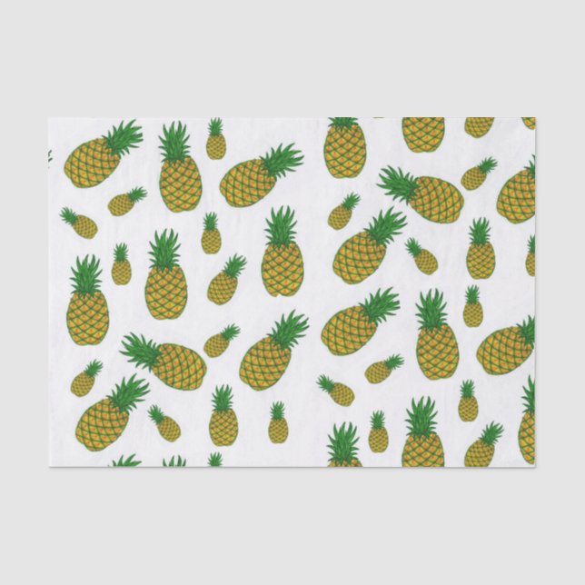 Ananas Seidenpapier (Vorderseite)