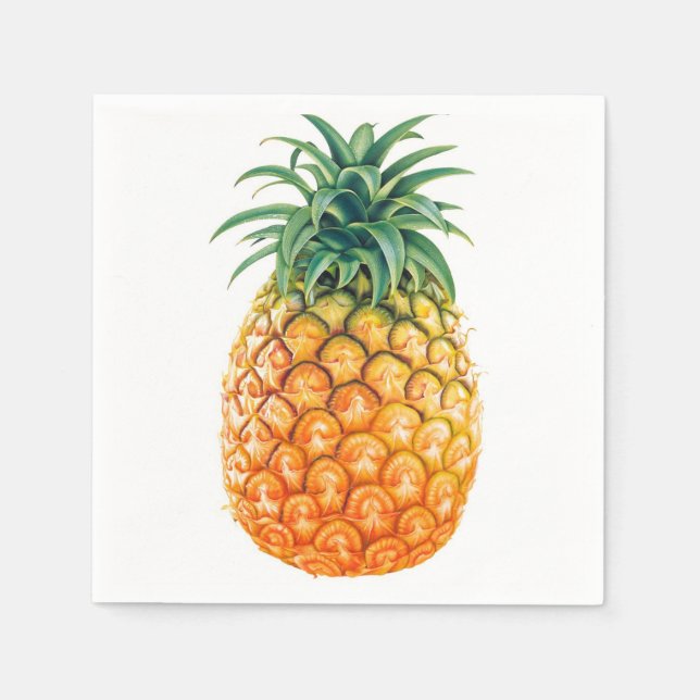 Ananas Serviette (Vorderseite)