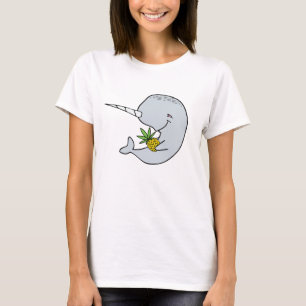 Ananas-Shirt der Damen-Narwhal T-Shirt