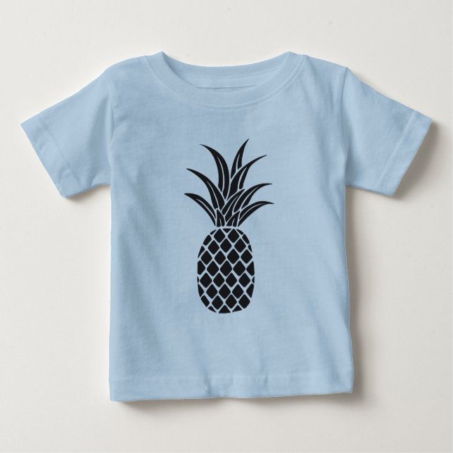 Ananas Silhouette Kleinkind T-Shirt (Vorderseite)