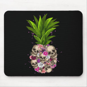 Ananas Skull Funny Aloha Strände Hawaiian Hawai Mousepad