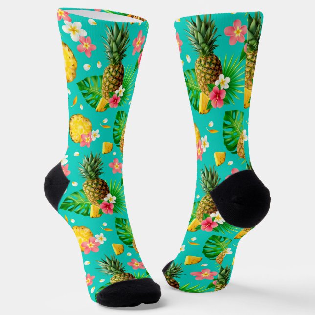 Ananas Socken (Gewinkelt)
