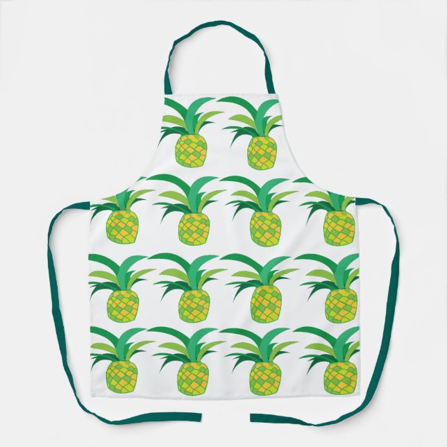 Ananas Sommer tropische Früchte Ananas Schürze (Vorderseite)