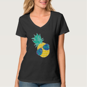Ananas Sonnenbrille Aloha Beaches Hipster Hawaii T-Shirt