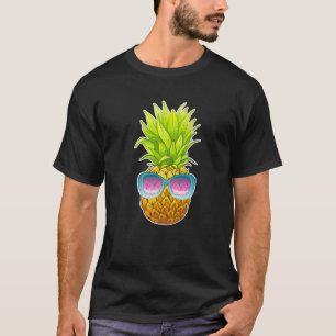 Ananas Sonnenbrille Aloha Strände Hawaii T-Shirt