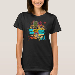 Ananas Sonnenbrille Dabbing Cannon Beach Urlaub T-Shirt