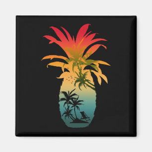 ANANAS SONNENUNTERGANG MAGNET