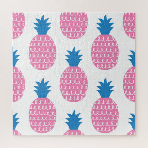Ananas Spaß, Vintages Nahtloses Design.