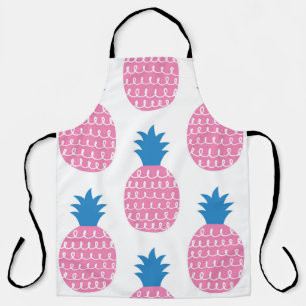 Ananas Spaß, Vintages Nahtloses Design. Schürze
