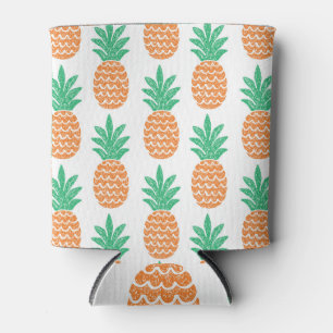 Ananas-Spiel: Fun Pattern Delight. Dosenkühler