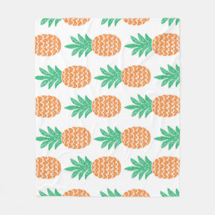 Ananas-Spiel: Fun Pattern Delight. Fleecedecke