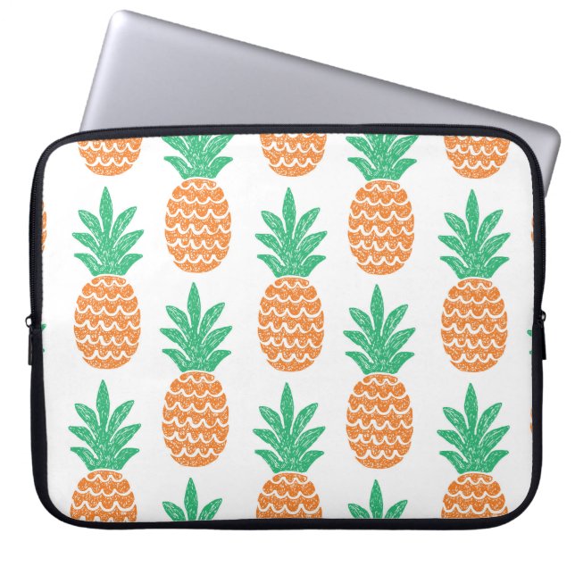 Ananas-Spiel: Fun Pattern Delight. Laptopschutzhülle (Vorderseite)