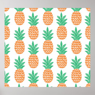 Ananas-Spiel: Fun Pattern Delight. Poster
