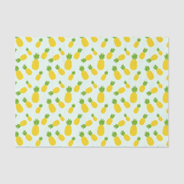 Ananas-Spinnpapier für Geschenke Seidenpapier (Vorderseite)