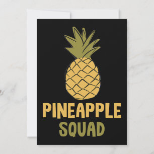 Ananas Squad Vitamine gesunde Lebensmittel Einladung