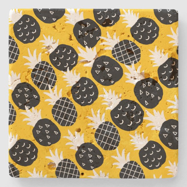 Ananas Steinuntersetzer (Vorderseite)