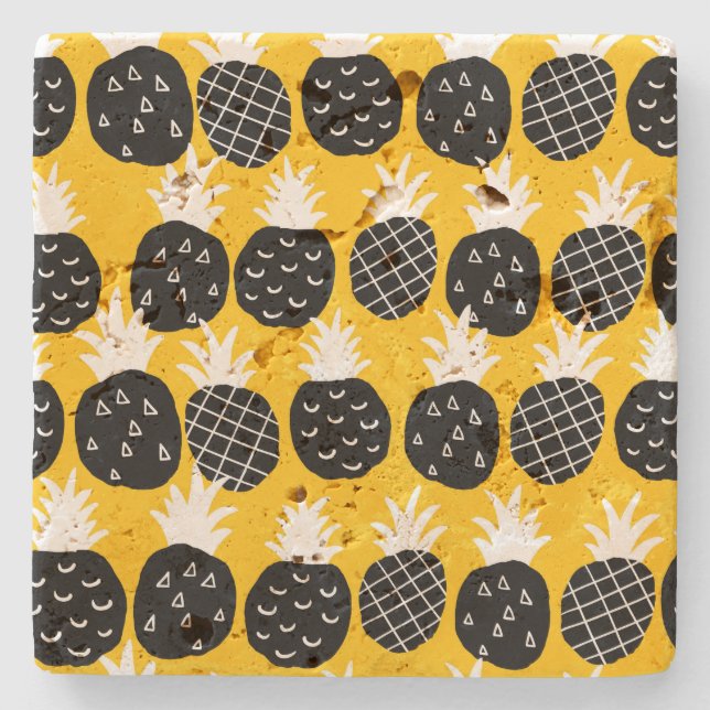 Ananas Steinuntersetzer (Vorderseite)