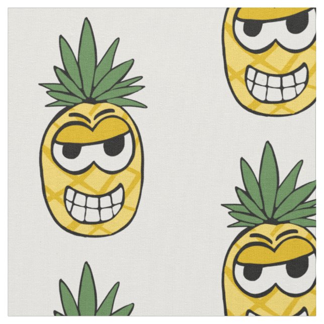 Ananas Stoff (Nahaufnahme)