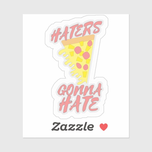 Ananas sur Pizza Epic Custom-Cut Vinyl Sticker (Feuille)