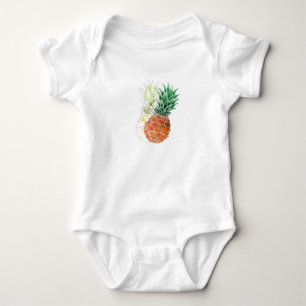 Ananas, süße Paare. Baby Strampler