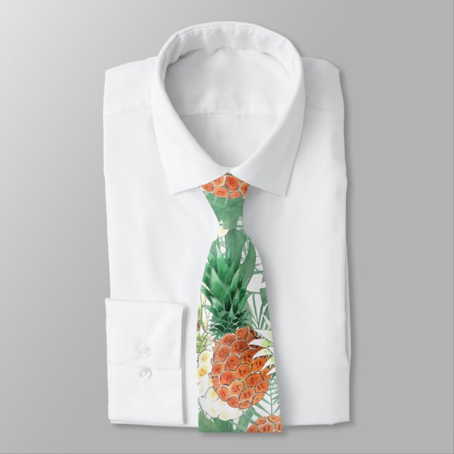 Ananas, süßes Paar. Krawatte (Gebunden)