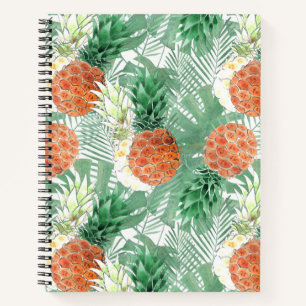 Ananas, süßes Paar. Notizbuch
