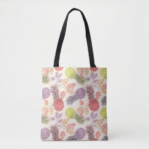 Ananas, süßes Paar, Obst, Aquarell Tasche