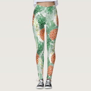 Ananas, süßes Paar, Obst Leggings