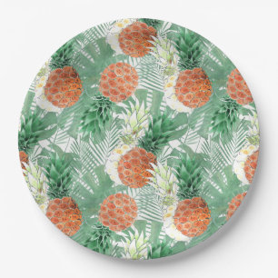 Ananas, süßes Paar, Obst Pappteller